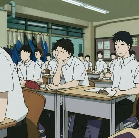 School Classroom Drawing, Classroom Poses, Collage Classroom, Classroom Drawing, Posture Drawing, Students Drawing, School Anime, Student Cartoon, Anime Classroom