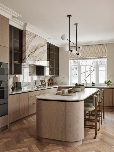 Catering for beauty - a statement family kitchen complete with beautiful Sensa Taj Mahal topped island, antiqued brass liquid metal framed glass cupboard doors, custom stained oak veneer cabinetry and Arklam Calacatta Paonazzo worktops. 

Designed and made in collaboration with @leconfield_property 

Photography by @astridtemplier 




#kitcheninteriors #kitchenexperts #kitchendesign #langstaff #bespokeinteriors #bespokefurniture #britishdesign #handcrafted #britishcraftsmanship #madeinengland Calacatta Paonazzo, Veneer Kitchen, Property Photography, Glass Cupboard, Stained Oak, Liquid Metal, Bespoke Interiors, Family Kitchen, Kitchen Doors