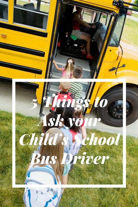 With back to school in full swing, it's important to know what's going on when your kids are riding the bus. Things to Ask your Child's School Bus Driver #ad School Bus Driver Outfits, School Bus Driver Tips, School Bus Driver Organization Ideas, School Bus Driver Hacks, School Bus Decoration Ideas, Fear Of School, School Countdown, Intentional Motherhood, Things To Ask