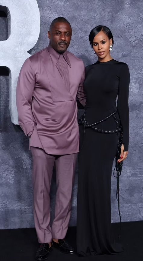 Idris Elba Style, Idris Elba Wife, Sabrina Elba, African Shirts For Men, Red Carpet Look, Idris Elba, African Shirts, Fashion Suits For Men, African Men Fashion