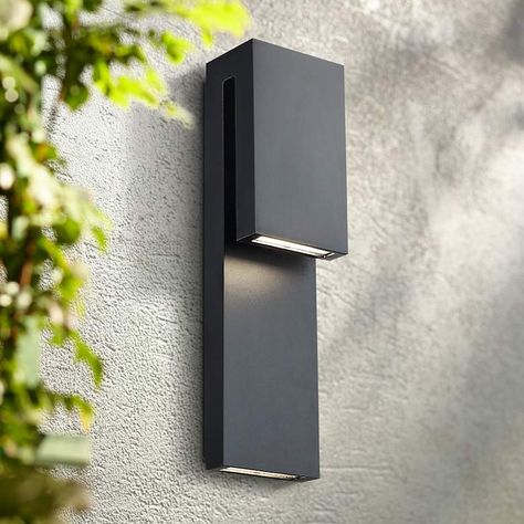 Modern Black Exterior Lights, Exterior Wall Lighting, Modern Exterior Lighting, Outdoor Wall Light Fixtures, Modern Outdoor Wall Lighting, Exterior Light Fixtures, Modern Outdoor Lighting, Exterior Wall Light, Led Outdoor Wall Lights