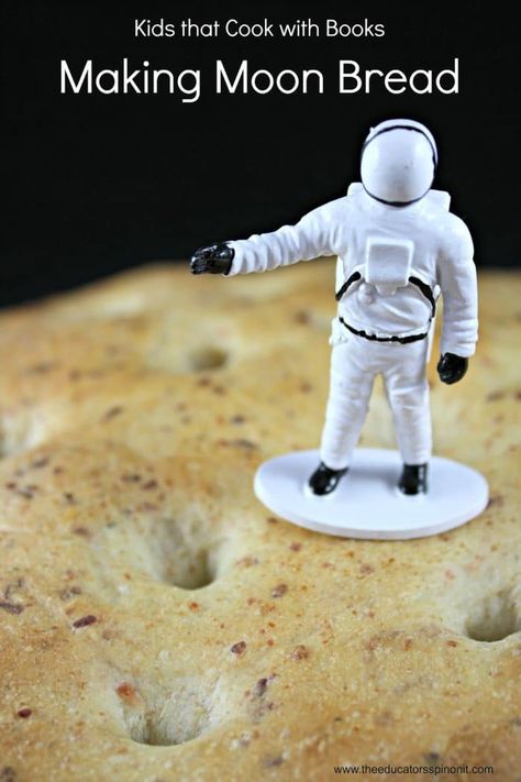 Close up of Moon Bread Recipe and Astronaut Toy Moon Bread, Kids Learning Games, Easy Homemade Bread, Moon Activities, Space Activities For Kids, Space Lessons, Science Literacy, How To Store Bread, Homemade Bread Recipes Easy