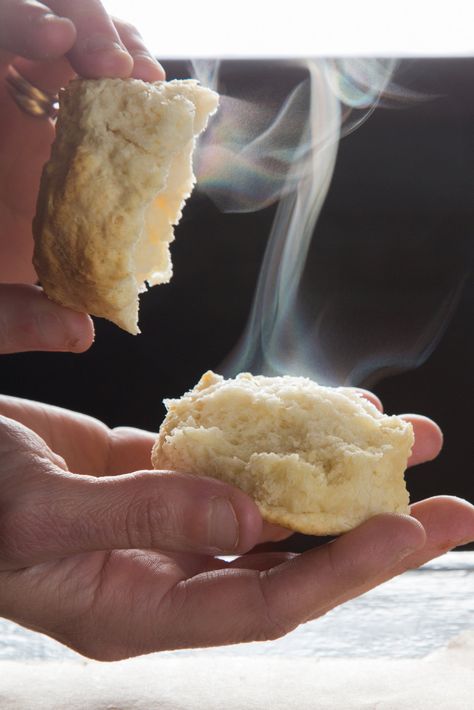 Southern biscuits and British scones can seem intimidating: both have the kind of mystique that can discourage home bakers But the point of them is to be truly quick and easy — unlike yeast-raised bread and rolls, they are thrown together just before a meal and served hot, crisp on the outside and soft in the center And what's more, they are essentially the same recipe: all that separates them is a bit of sugar and an egg Recipe For Biscuits, Cooking Master, British Scones, Biscuits Recipes, Southern Biscuits, Dirty South, Nyt Cooking, Quick Breads, Kids Recipes