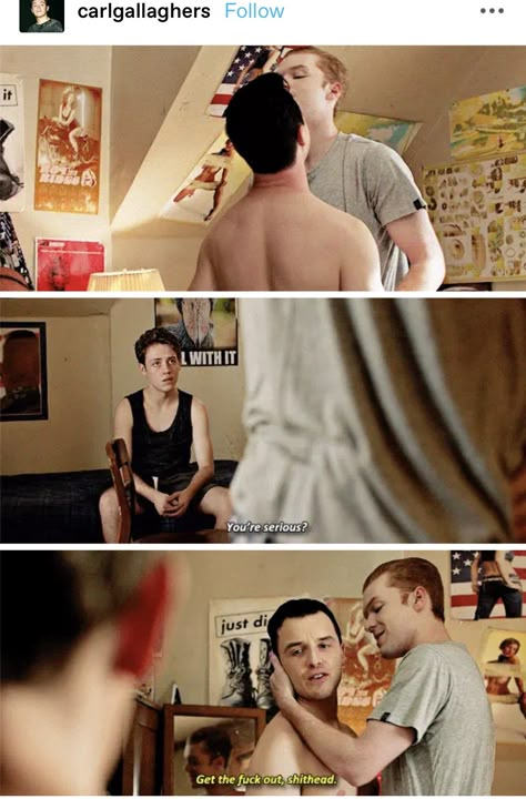 Mickey X Ian, Ian Gallagher And Mickey, Linda And Heather, Shameless Series, Shameless Scenes, Shameless Mickey And Ian, Shameless Characters, Ian Gallagher, Ian Shameless