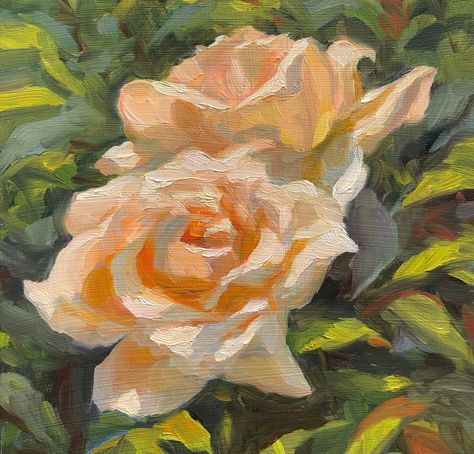 Heather Martin, Two Roses, Rennaissance Art, Puppy Art, Studio Gallery, Old Paintings, Rose Painting, Ethereal Art, Mini Canvas Art