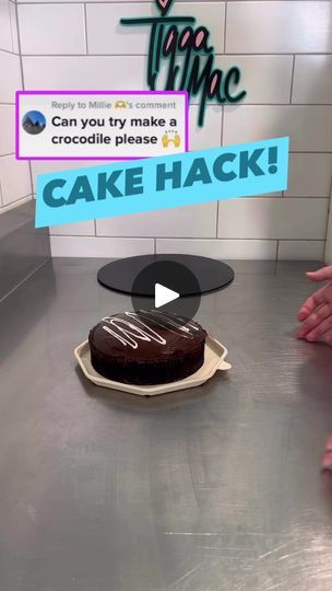 1.5M views · 40K reactions | ONE OF MY FAV CAKE HACKS! 🐊 Rockin Croc is just so darn cute!  #tiggamac #okiedokie #cakehack #cakedecorating #wooliesmudcake #crocodilecake #caketutorial #easycakes | Tigga Mac | Tigga Mac · Original audio Tigga Mac, Crocodile Food Ideas, Fondant Crocodile, Crocodile Cupcake Cake, Crocodile Cakes For Kids, Tigga Mac Cakes, Crocodile Cake, Cake Hacks, Cake Tutorial