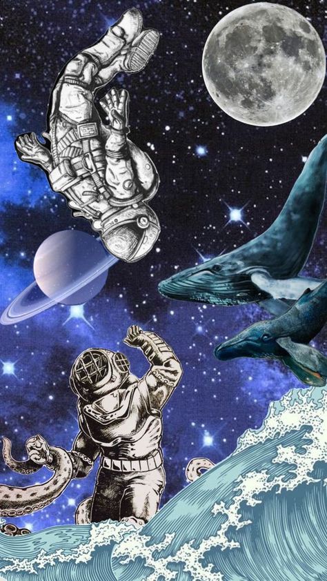 Check out Squid_870's Shuffles #ocean #space #astronaut #Octonaut Space Astronaut, Ocean Wallpaper, Nursery Baby Room, Create Collage, Creative Play, Your Aesthetic, Connect With People, Astronomy, Creative Energy