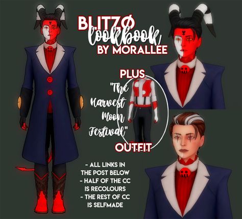 Sims 4 Helluva Boss Cc, Hazbin Hotel Sims 4 Cc, Mods Sims 4, Los Sims 4 Mods, Horror Merch, 4 Characters, Hazbin Hotel Charlie, Skin Colour, Sanders Sides