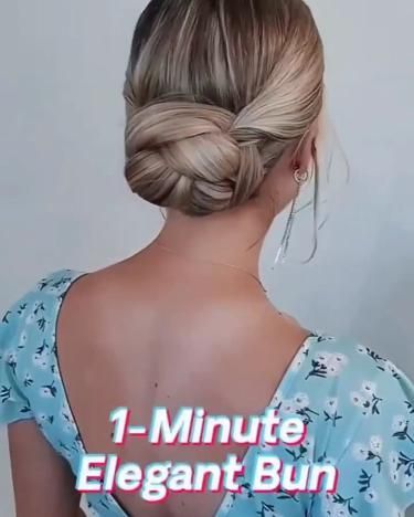 Beautiful Braided Hair, Hair Upstyles, Easy Hair Updos, Bun Hairstyle, Long Hair Updo, Hair Tutorials For Medium Hair, Peinados Fáciles Para Cabello Corto, Hair Up Styles, Bun Hairstyles For Long Hair