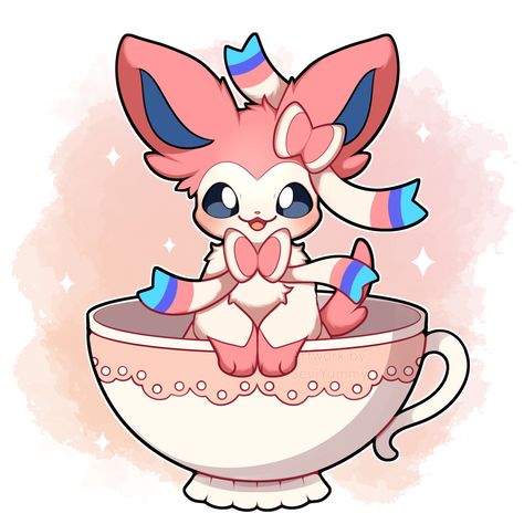 Pokemon Cute Art, Cute Art Anime, Pokemon Cute, Pokemon Eevee Evolutions, Oc Pokemon, Pokemon Birthday Party, Pokemon Eeveelutions, Cute Pokemon Pictures, Eevee Evolutions