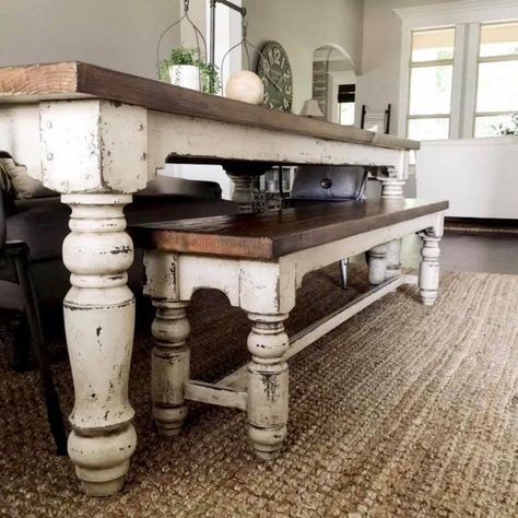 Farm table dining room