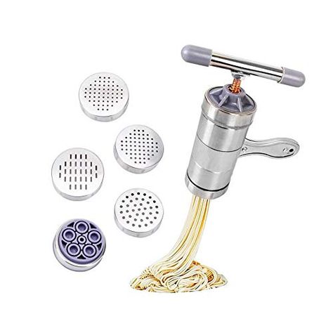 Pasta Press, Pasta Maker Machine, Noodle Machine, How To Make Spaghetti, Noodle Maker, Fettuccine Pasta, Fruit Juicer, Making Pasta, Pasta Machine