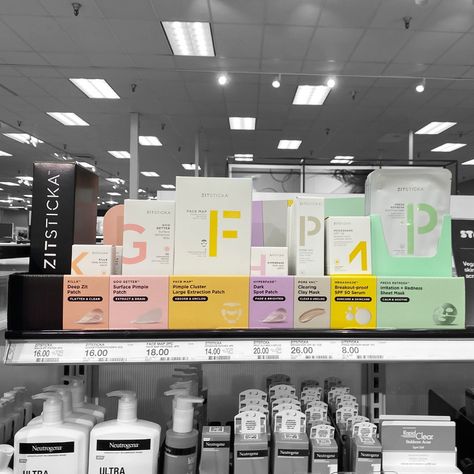 Target Display, Colorful Skincare, Mask Display, Shelf Talkers, Display Retail, Product Stand, Face Mapping, Beauty Design, Retail Display