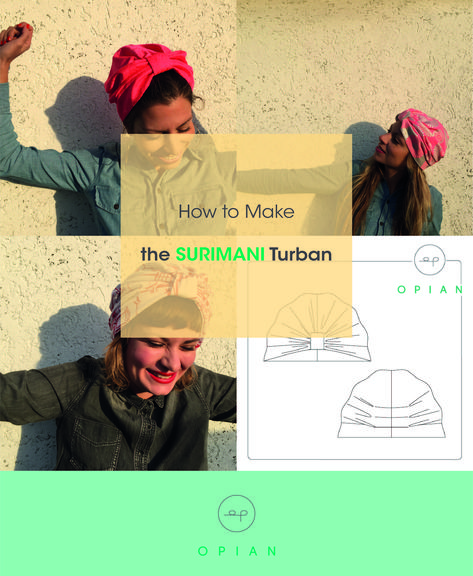 How to make the Surminai turban with Opian's sewing pattern. Comment faire le turban Surimani avec le patron de couture Opian. Headcovering Pattern Free, Turban Pattern Free Sewing, Turban Sewing Pattern, Headcovering Pattern, Turban Pattern, Turban Diy, Classic Sewing Patterns, Diy Turban, Cotton Turban