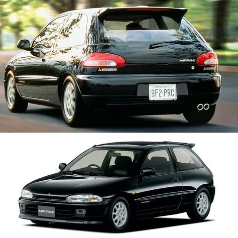 Japanese Tarmac Icons on Instagram: "1992 Mitsubishi Mirage Cyborg-R (CA4A). . A year after the 4th gen. Mirage introduction, in October '92, Mitsubishi's answer to the Civic SiR-II (EG6) finally arrived.Also with Mitsu's own variable valve timing system, the "MIVEC". The Cyborg-R on the outside wasn't too different from the MIVEC-less 1.6 "Super-R" though. It was powered by an awesome 4-cylinder 1.6L. DOHC 16-Valve MIVEC 4G92 unit able to send 175ps (JIS) to the front wheels and mated either to Civic Sir, Proton Satria, Mitsubishi Colt, Mitsubishi Mirage, Mitsubishi Lancer Evolution, Bmw E30, Mitsubishi Lancer, Jdm Cars, Car Photography