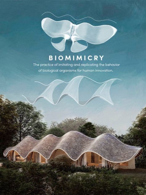 Nature Inspired Design Concepts, Biomimetic Interior Design, Butterfly Architecture Design, Butterfly Biomimicry Architecture, Organic Pavilion Architecture, Butterfly Inspired Architecture, Flower Architecture Design, Nature Architecture Concept Inspiration, Organic Forms Architecture