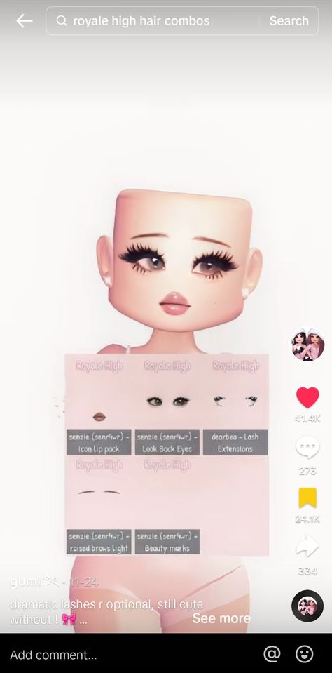 (not mine) Rh Profile Pic Codes, Royal High Profile Codes, Royal High Face Combos, Royale High Faces Ideas, Royal High Outfits Ideas Cheap, Rh Design, Feminine Face, Pic Code, Roblox Image Ids