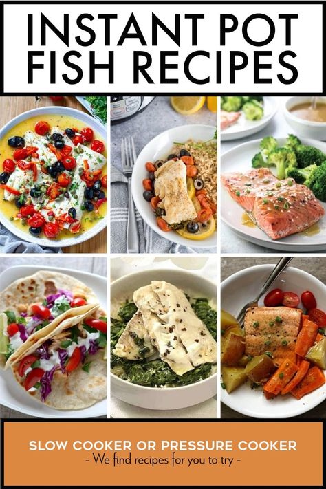 If you've had perfect poached fish in a restaurant, you'll understand why Instant Pot Fish Recipes can be so amazing! And Instant Pot fish is super quick and all of these recipes are low in carbs or can easily be adapted to be low-carb! [found on Slow Cooker or Pressure Cooker] #InstantPotFishRecipes #FishInInstantPot Pressure Cooker Fish Recipes, Fish Recipes Instant Pot, Instant Pot Fish Recipes, Slow Cooker Fish Recipes, Instant Pot Fish, Rockfish Recipes, Flounder Recipes, Cooking Trout, Crockpot Express