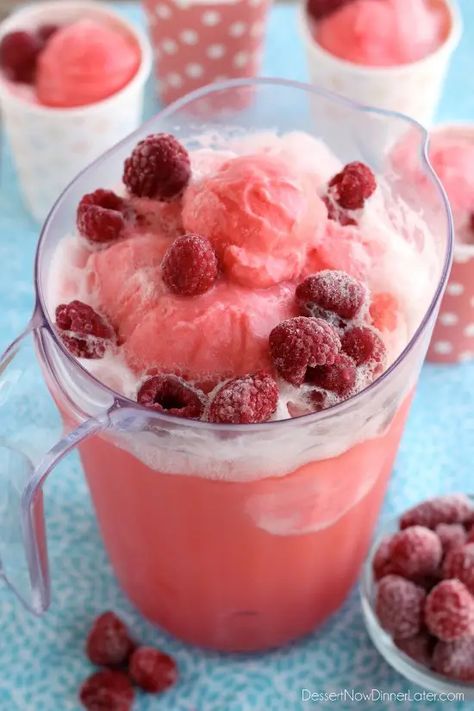 Best Sherbet Punch Recipe, Fruit Valentines, Raspberry Sherbet Punch, Pink Punch Recipes, Lime Sherbet Punch, Raspberry Sherbert, Best Punch Recipe, Sherbet Punch Recipes, Party Punches