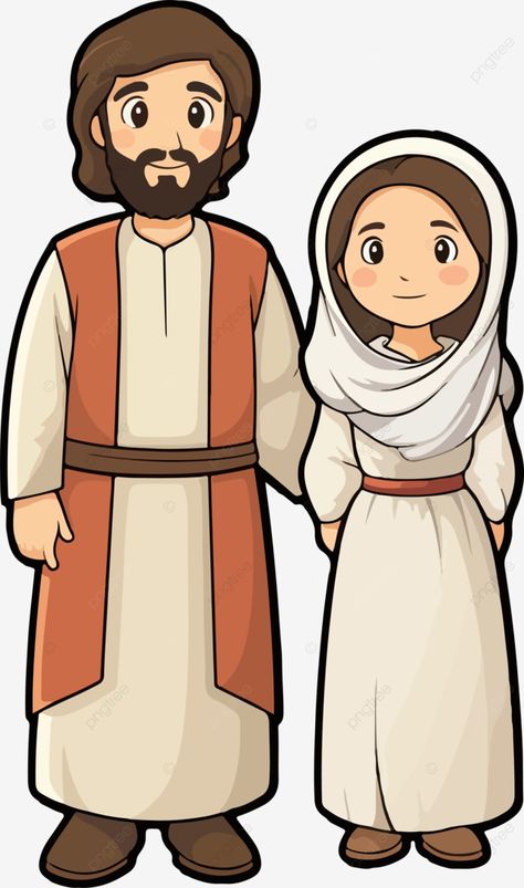 Bible Pictures For Kids, Mary And Joseph, Mary And Joseph Silhouette, Joseph Jesus Father, Mary Joseph And Baby Jesus, Jesus Maria E Jose, Catholic Bulletin Boards, Bible Activities For Kids, Happy Birthday Jesus