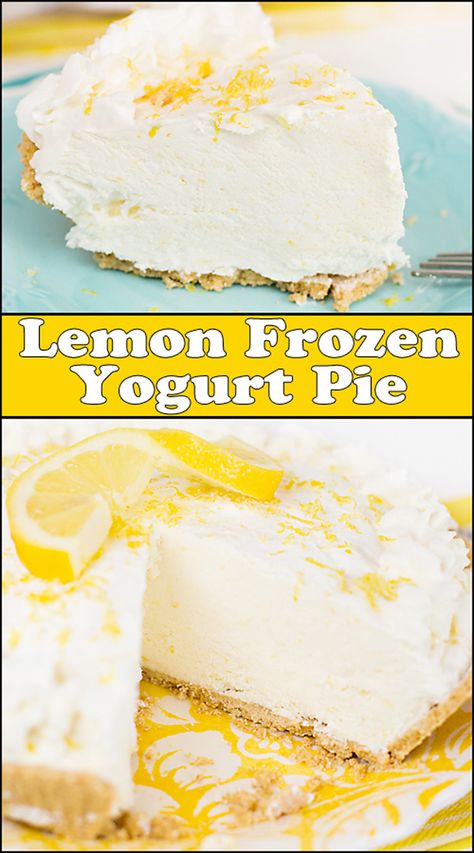 Torte Frozen, Frozen Pies, Yogurt Pie, Lemon Juice Benefits, Lemon Health Benefits, Frozen Lemon, Lemon Uses, Lemon Water Benefits, Lemon Yogurt