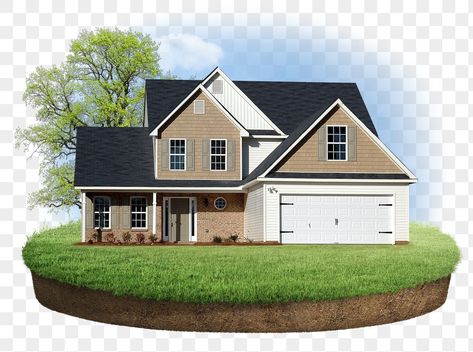 House Png Images, House Clip Art, Home Png, House Png, Estate Design, Real Estate Advertising, Church Poster Design, Suburban House, Real Estates Design