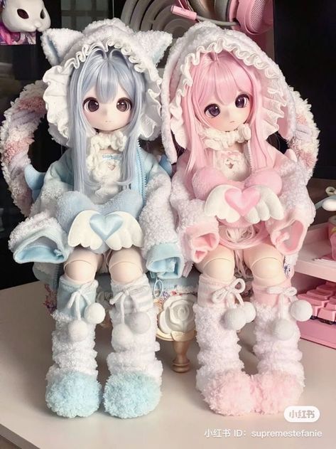 Anime Show, Art Toys Design, Images Kawaii, Fantasy Art Dolls, Kawaii Doll, Smart Doll, Japanese Dolls, Anime Dolls, Cute Stuffed Animals