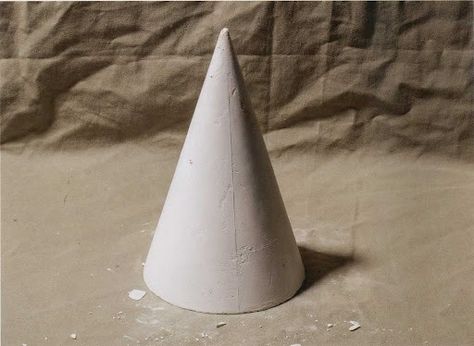 Cone Still Life, Cone Reference, Triangular Prism, Shadow Drawing, Life Drawing Reference, Principles Of Art, Drawing Exercises, Drawing Studies, Still Life Photos