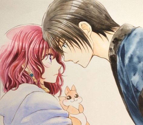 Esfj Istp, Hak X Yona, Yona Akatsuki No Yona, Yona Of The Dawn, Anime Akatsuki, Anime Couple, Shoujo Manga, The Empress, The Dawn