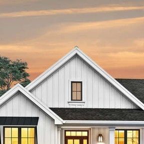 America's Best House Plans on Instagram: "Looking for a one-story Modern Farmhouse under 2,000 sq. ft.? 👀 

If so, Plan 2559-00837 could be the one! Completed with 1,704 sq. ft., 3 bedrooms, 2.5 bathrooms, a bonus room, a kitchen island, an impressive primary suite with vaulted ceilings, and a walk-in closet! This design also offers the side-entry garage feature with space for two vehicles.

Learn how to make Plan 2559-00837 yours with the link in our bio!" America's Best House Plans, Primary Suite, Vaulted Ceilings, First Story, Best House Plans, Be The One, Vaulted Ceiling, Bonus Room, Walk In Closet