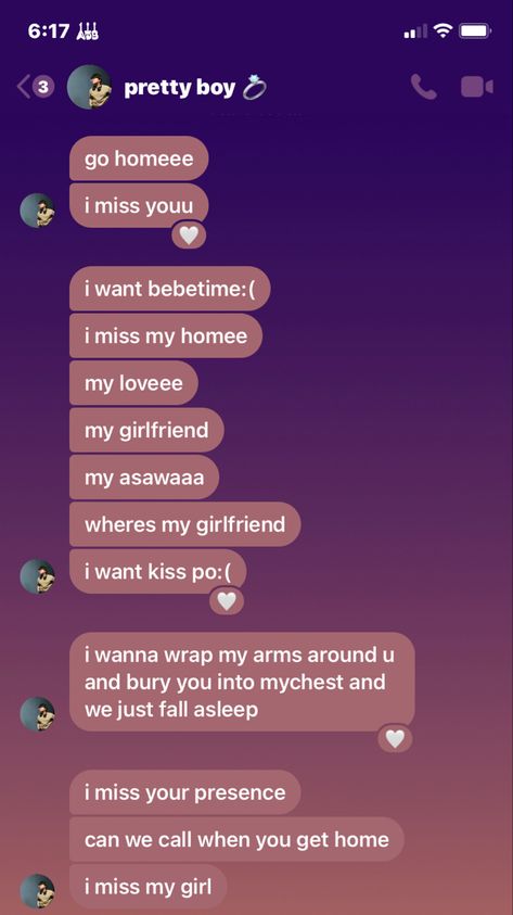 Boyfriends Messages Texts, Convo Text Aesthetic Tagalog, Cute Chat Messages With Boyfriend, Clingy Bf Texts, Clingy Bf Aesthetic, Sweet Convo Text Aesthetic, Cute Chat Messages, Sweet Text Messages To Her, Bf Messages Texts