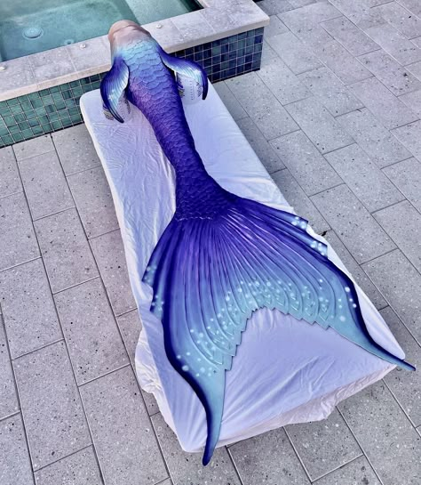 Blue And Purple Mermaid Tail, Purple Mermaid Tail Aesthetic, Mermaid Tails Aesthetic, Ekor Mermaid, Mermaid Tail Purple, Mermaid Tail Aesthetic, Mermaid Tail Designs, Purple Mermaid Tails, Mermaid Tail Ideas