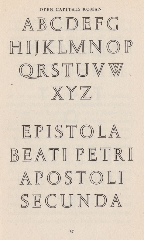 From "Jan Van Krimpen on Designing and Devising Type”, New York: The Typophiles; and London: The Sylvan Press, 1957. The Daily Stoic, Designs Doodles, Swiss Typography, Paschal Candle, Vintage Typeface, Roman Letters, Daily Stoic, Words Typography, Roman Fonts