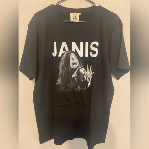 Size Large Brand New Janis Joplin Music Tee Band Shirt Amazing Tee Music Tees, Band Shirt, Janis Joplin, Band Shirts, Colorful Shirts, Man Shop, Brand New, Band, Music