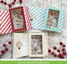 Just My Type, Lawn Fawn Blog, Fancy Boxes, Lawn Fawn Stamps, Lawn Fawn Cards, Mini Box, My Type, Crafts Paper, Stamping Ideas