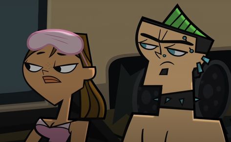 Total Drama Island Duncan, Duncan And Courtney, Pet Tarantula, Drama Total, Drama Island, Total Drama Island, Young Justice, Total Drama, Couple Cartoon