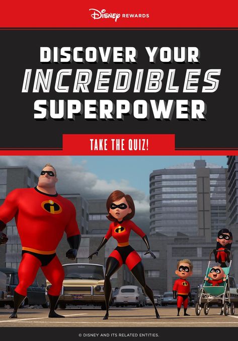 Take the quiz to discover your inner Super, then share your unique power with your friends! Superhero Quiz, Superpower Quiz, No Capes, Disney Themed Rooms, Disney Quizzes, Walt Disney Quotes, Edna Mode, Themed Rooms, Fun Personality