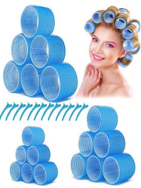 Rollers For Long Hair, Large Hair Rollers, Curls At Home, Big Hair Rollers, Best Curlers, Hair Roller, Wavy Curls, Heatless Hairstyles, Medium Long Hair