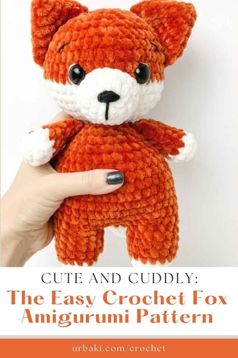 Welcome to the enchanting world of crochet with the Easy Crochet Fox Free Amigurumi Pattern! This delightful pattern is perfect for both crochet beginners and seasoned enthusiasts looking to create an adorable, huggable fox friend. Crafted with love and attention to detail, this pattern brings to life a charming amigurumi fox that will capture the hearts of young and old alike. The Easy Crochet Fox Amigurumi Pattern offers a fantastic opportunity to unleash your creativity... Friendly Red Fox Crochet Patterns, Animuguri Crochet Easy, Crochet Fox Plush Pattern, Crochet Plushies Fox, Fox Amigurumi Free Pattern Crochet, Crotchet Stuff Animals Easy, Small Fox Crochet Pattern Free, Fox Plush Crochet Pattern Free, Easy Fox Crochet Pattern