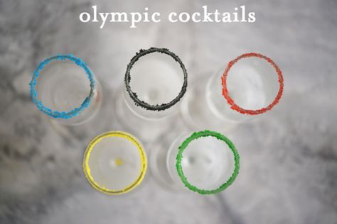 Read Olympic Cocktails Olympic Cocktail, Olympic Theme Party, Cocktail Cupcakes, Olympics Party, Olympic Crafts, Themed Cocktails, Emily Schuman, Cocktails Party, Olympic Theme