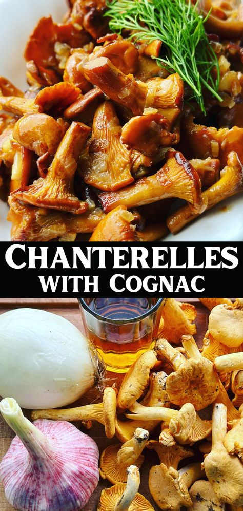 Chanterelle Mushrooms Recipe - Peter's Food Adventures Chanterelles Mushrooms Recipes, Lobster Mushroom Recipes, Chantrell Mushrooms Recipes, Bolete Mushroom Recipe, Wild Chanterelle Mushroom Recipes, Chantrell Mushrooms, Chanterelle Mushroom Recipes, Mushrooms Chanterelle, Fresh Vegetable Recipes