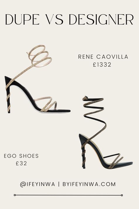 I found a dupe for the Rene Caovilla Margot sandals from Ego Shoes that will save you over £1000! I’ve bought them in silver too! So so pretty! #dupes #renecaovilla #shoes #fashion Ego Shoes, Rene Caovilla, Outfits Fashion, Shoes Fashion, Save You, So Pretty, Stylish Outfits, Fashion Shoes, Fashion Outfits