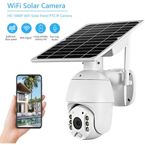 Solar Camera, Wifi Signal, Best Detox, Security Alarm, Security Cameras For Home, Home Security Systems, Access Control, Ip Camera, Solar Panel