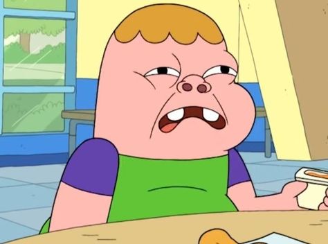 Clarence Cartoon Network, Brain Bleach, Material Gworl, Cartoon Network Characters, Girly Drawings, Funny Character, Cartoon Memes, Cartoon Icons, Really Funny Pictures