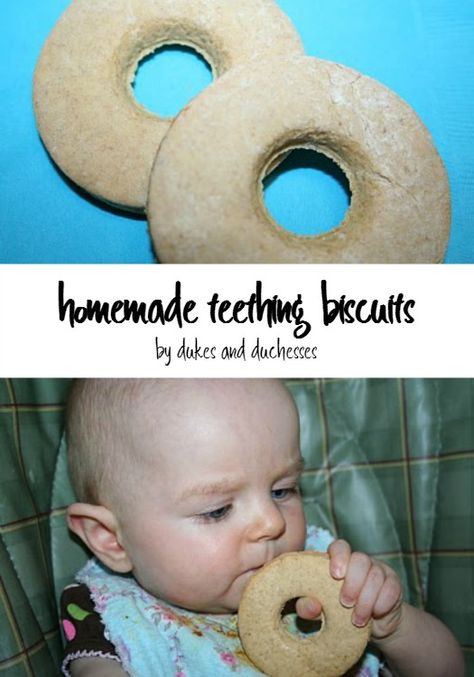 homemade teething biscuits Homemade Teething Biscuits, Baby Teething Biscuits, Teething Cookies, Baby Biscuits, Teething Biscuits, Baby Remedies, New Teeth, Diy Teething, Baby & Toddler Food