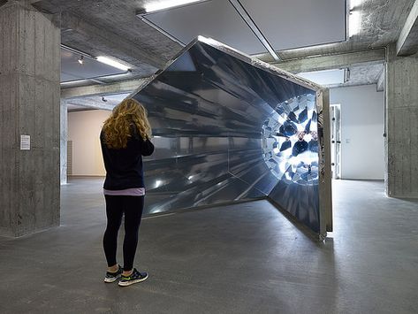 Olafur Eliasson Creates Fantastical Realms through Immersive Mirror Installations | Hi-Fructose Magazine Studio Olafur Eliasson, Mirror Ceiling, Mirror Installation, Olafur Eliasson, Infinity Mirror, Exhibition Space, Sculpture Installation, Mirror Art, Reykjavik