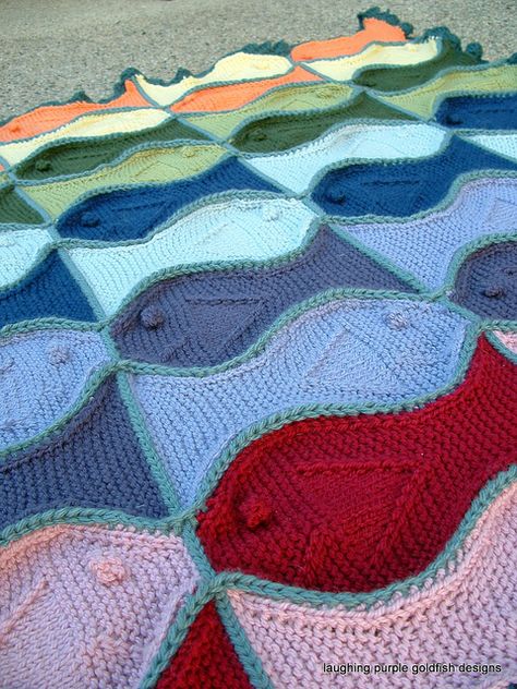 Fish Blanket, Crochet Fish, Fish Pattern, Knitted Afghans, My Baby Girl, Crochet Cap, Fish Patterns, Pdf Knitting Pattern, Yarn Projects