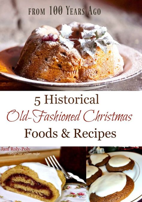 These 5 historical old-fashioned Christmas recipes from 100 years ago are amazing and totally from scratch. Grab these now and serve up favorites like Ma and Laura Ingalls Wilder would have. Old Fashioned Christmas Party, Vintage Christmas Recipes, Historical Christmas, English Christmas, Heirloom Recipes, Christmas Foods, Laura Ingalls Wilder, Vintage Cooking, Laura Ingalls