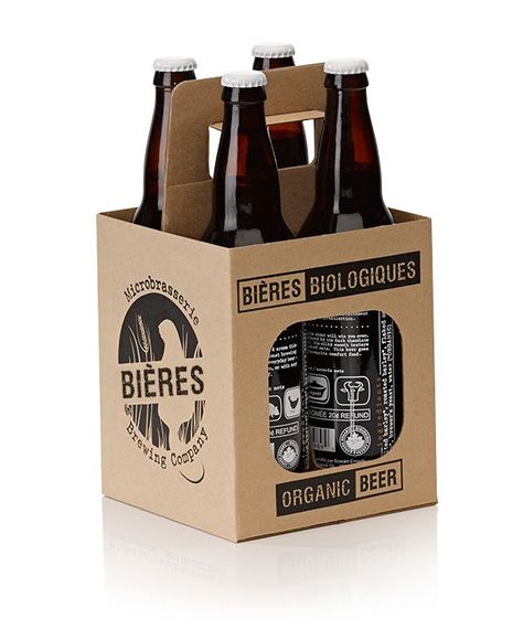 A Quebec microbrewery that makes fine organic beers came to Harwell needing special packaging to help them in the marketing of their craft beers. Harwell's many years of design and hands-on experience brought to life the clients vision. Beer Carrier Design, Emil Ruder, Beer Pack, Craft Beer Packaging, Beer Carrier, Beer Box, Beer Ad, Bottle Label Design, Glass Sink