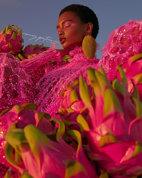 COLLABORATION ! With the talented @kinda_play ✨ Fashion concepts around fruits 🍇🍉🍒🥭 pt.2 #aigenerated #fashionconcept #collaboration #midjourney #fashioneditorial #promptography #fruits #fruitfashion #fashioninnovation #promptography #fruittexture #bazaar Fruits Inspired Fashion, Fruit Themed Photoshoot, Modeling Portfolio Ideas, Photography Black Women, Iced Vovo, Fruits Fashion, Mood Board Photos, Videography Tips, Theme Photoshoot